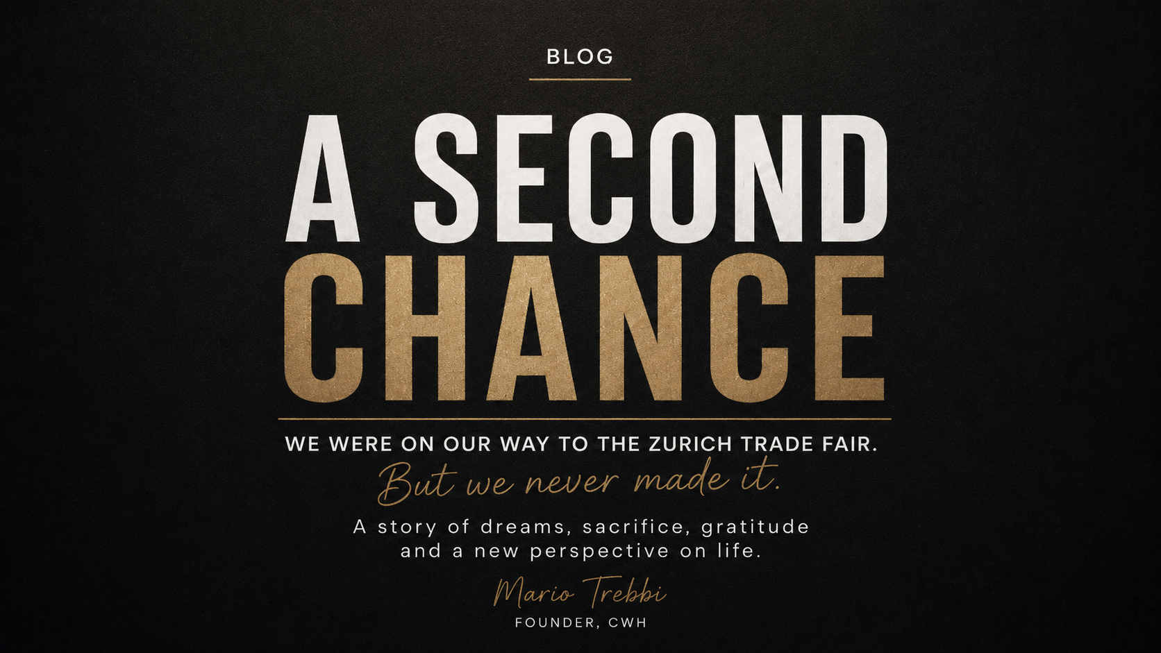 🏴󠁧󠁢󠁥󠁮󠁧󠁿 | A Second Chance..