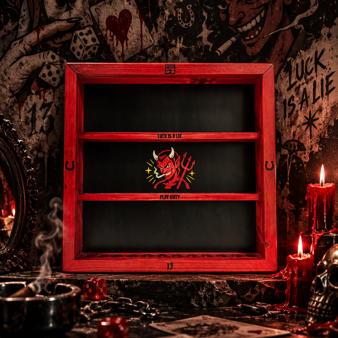 Clipper Showcase PRO - "LUCK IS A LIE" EDITION (Glass+Holes) - Clipper WareHouses