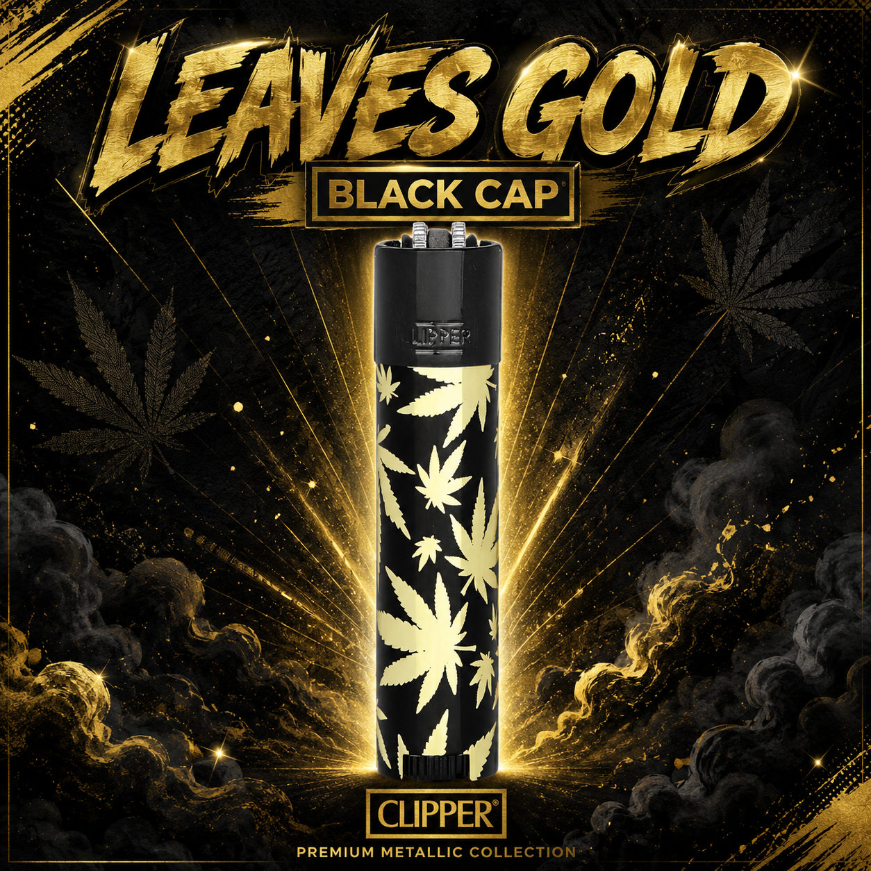 Clipper Metal - Leaves Gold - Clipper WareHouses