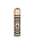 Clipper Metal - Leaves Pattern Bronze