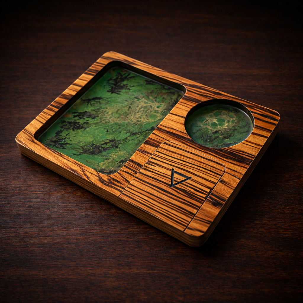 CWH® - 4 Elements Resin | Earth - Zebrano - Clipper WareHouses