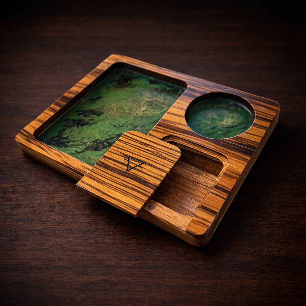 CWH® - 4 Elements Resin | Earth - Zebrano - Clipper WareHouses